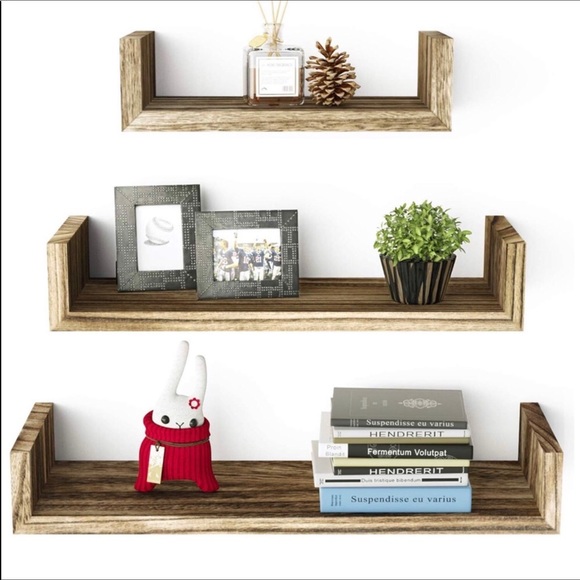 3 solid wood Floating Shelves Brand New